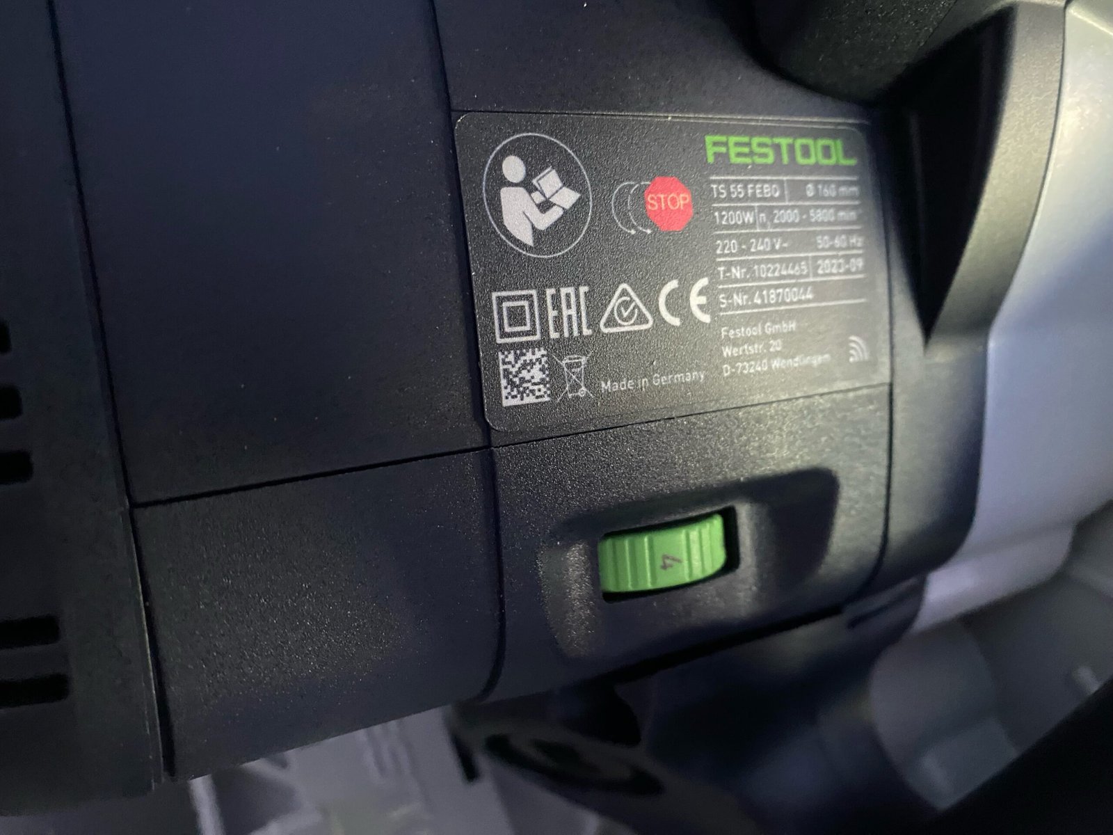 Lej Dyksav Festool TS55 pr. dag - Billede 10