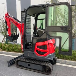 Lej 2 tons minigraver hos Slots Bjergby Maskinudlejning