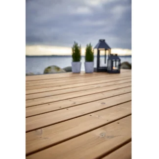 Termotræ terrasse brædder varmbehandlet pr. meter